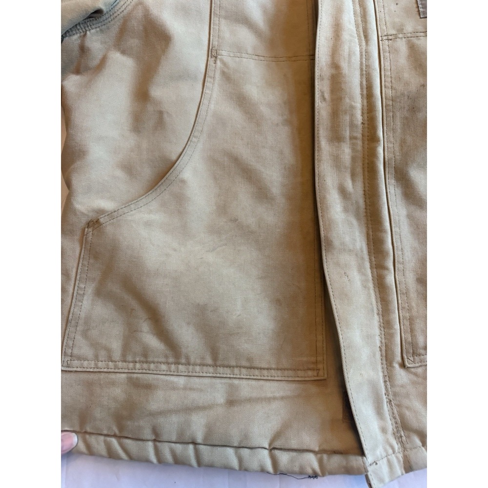 Vintage Carhartt C03 BRN USA Duck Arctic Traditional Coat 50 Reg XXL Work Jacket - Picture 8 of 16